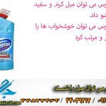 آیا با دامسوس می توان مبل کرم و سفید را شست